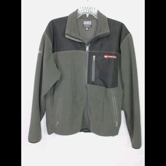 Southern Marsh FieldTec Mens Full Zip Fleece Jacket Size SMALL Green/Black - Picture 1 of 8
